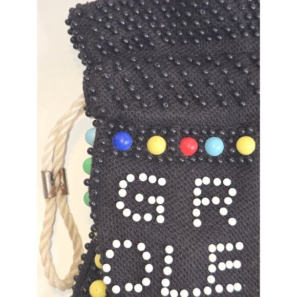 Vintage 1960's Beaded Souvenir Beaded Clutch Grand Ole Opry - Picture 14 of 16